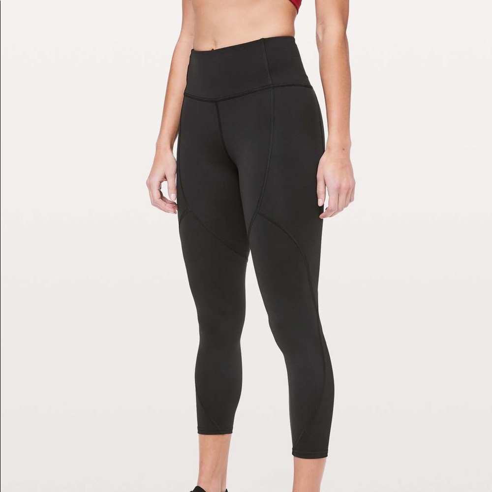 Lululemon To the Beat 24” Leggings Black Sz 4